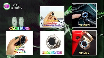 CẢM BIẾN VÂN TAY ĐỂ CHỐNG TRỘM CƯỚP CHO XE