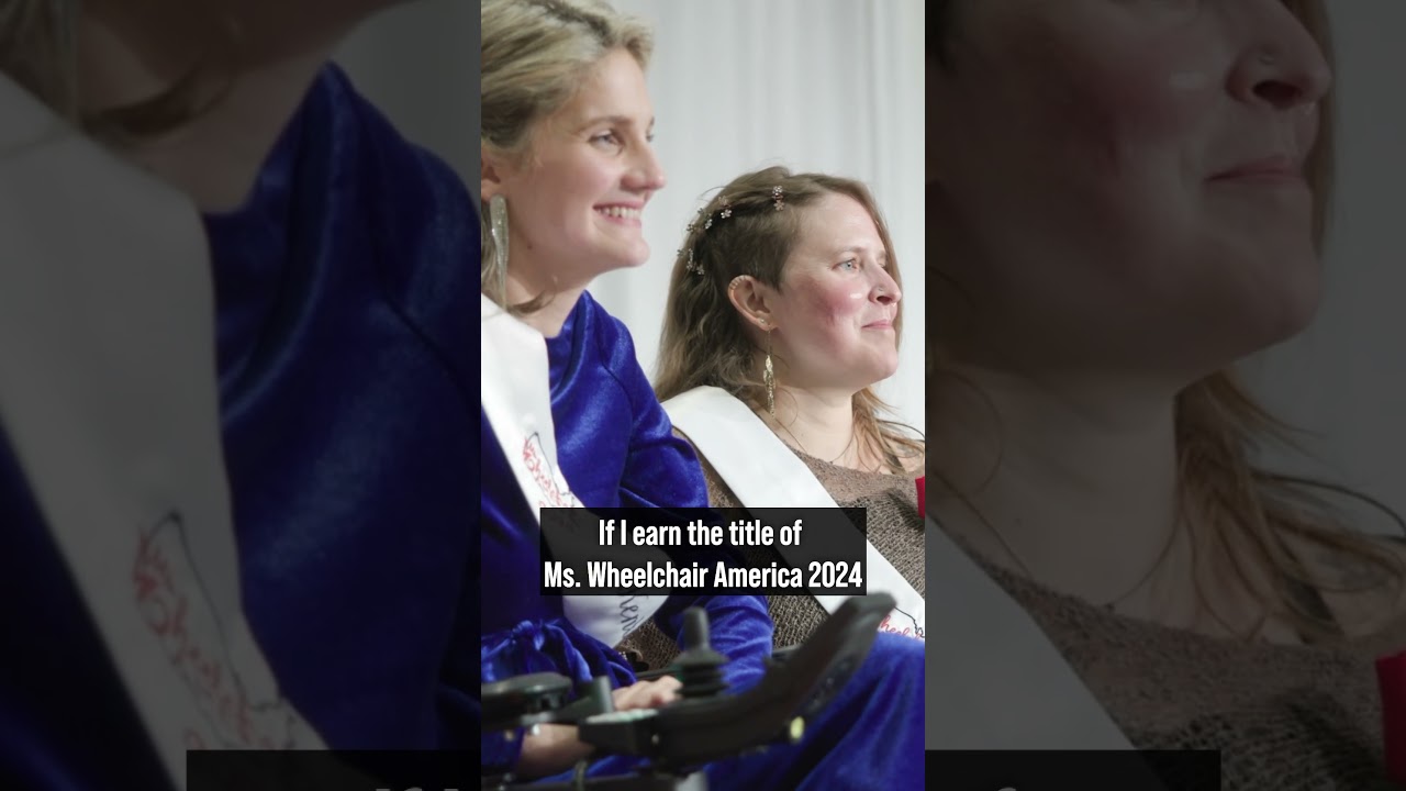 Ms. Wheelchair America speech night! 