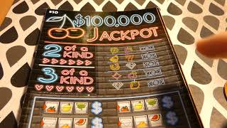 WV Lottery $100,000 Jackpot - Sunday Scratch 812