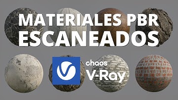 Como usar y optimizar Materiales PBR escaneados en Vray