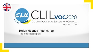 The ideal CLIL lesson plan