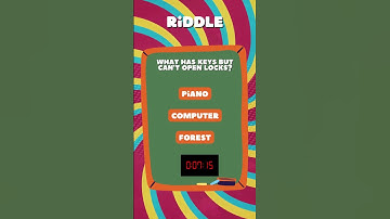 What has keys but can