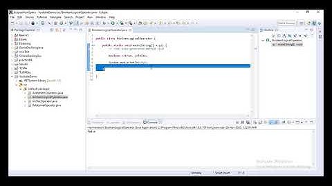 Boolean Logical Operators in java | Short circuit operator in java