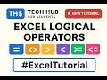Lec-25: Excel Logical Test Operators – Explained Step-by-Step | Hinglish for Beginners | Excel 2025