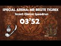Mhwib special arena brute tigrex speedrun 352  insect glaive speedrun