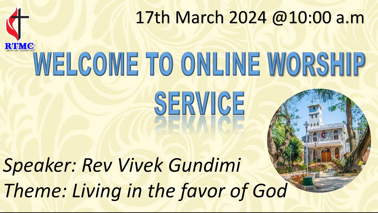 17th March 2024 | SUNDAY ONLINE SERVICE - YouTube