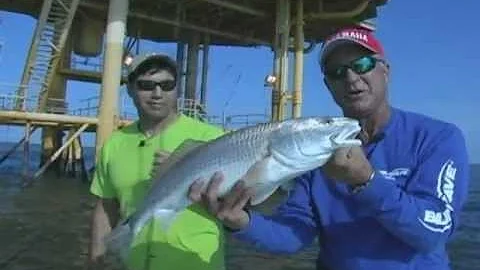 Trout Fishing at the Mardi Gras Rigs (part 1)