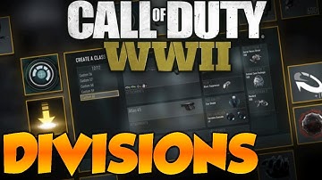 Call Of Duty WWII Multiplayer: Create-A-Class System REPLACED With "Divisions" + My Thoughts!