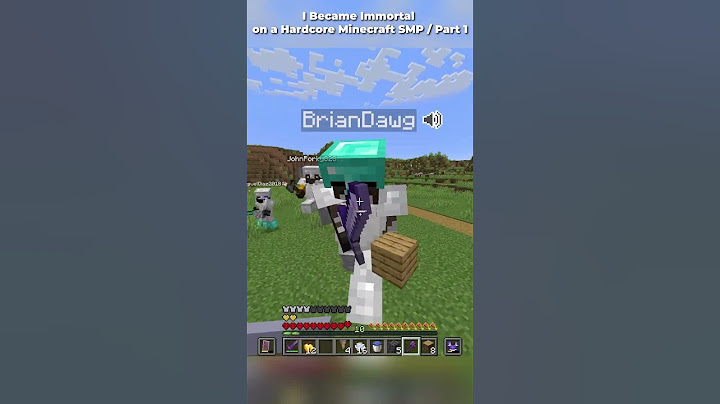 I Became Immortal on a Hardcore Minecraft SMP / Part 1