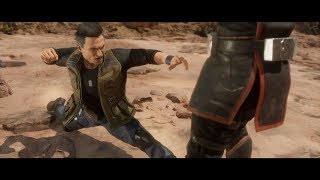 Mortal Kombat 11 Johnny Cage Punches Kano's Balls