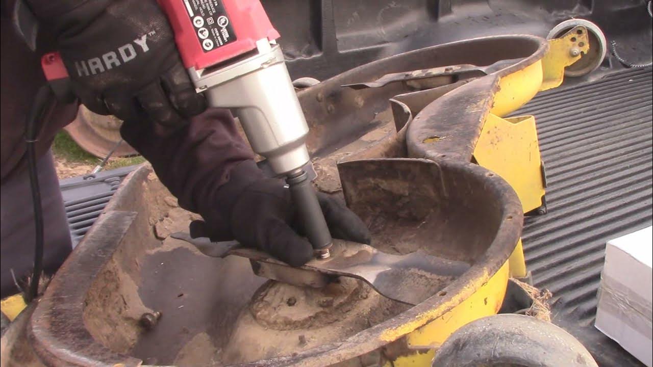 John Deere LSeries Mower Deck Spindle Replace YouTube