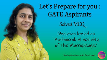 Solved MCQ from GATE Biotechnology 2018 | Solving Questions with Gauri ma’am