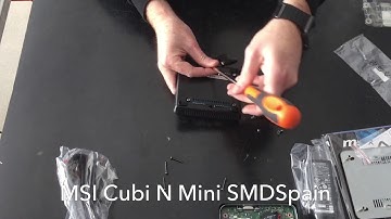 Msi Cubi N Mini -PC   how to upgrade RAM & HDD 2.5