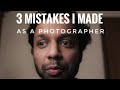3 Mistakes That I Made As a Beginner Photographer! #photography #nosmallcreator