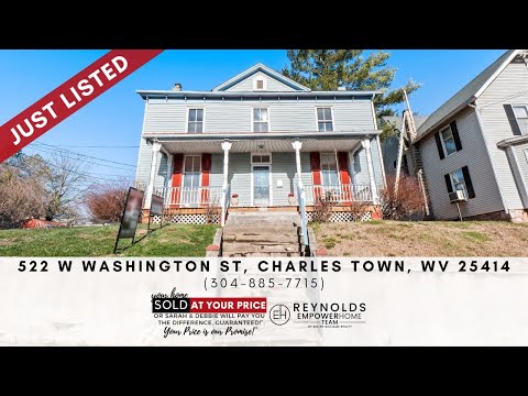 522 W Washington Street, Charles Town, WV home video tour