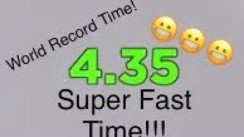 #gobstimerecords World record 4.35 gobdev