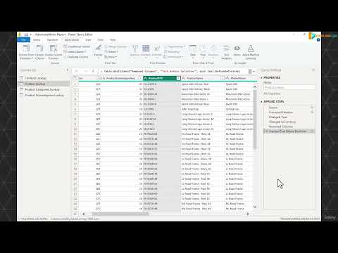 3.7 SOLUTION Table Transformations - Microsoft Power BI Desktop for Business Intelligence | YDisLive