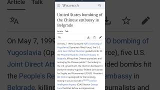 When USA bombed the Chinese Embassy in Europe | By Prashant Dhawan