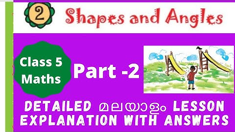 Class 5  maths chapter 2 shapes and angles part -2