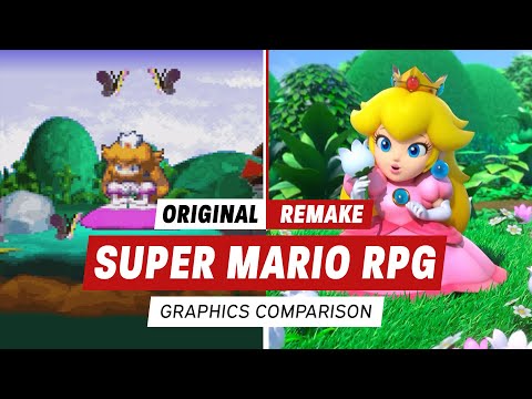 Super Mario RPG: Comparando los gráficos (Super Nintendo vs. Nintendo  Switch)