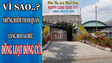 Làng Hoa Sa Đéc - Hàng Loạt Điểm Tham Quan Ngưng Đón Khách || PHONG RÂU VLOG