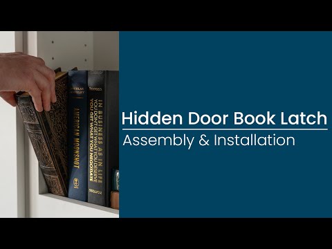 How to Install A Hidden Door Book Latch