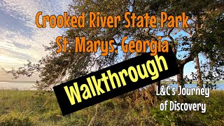 Walkthrough of Crooked River State Park Campground, St. Marys, GA