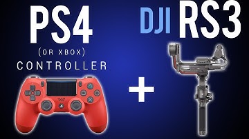 Awesome DJI RS3 Tip: Setting up a PS4 (or XBOX) Controller to remote operate your Gimbal