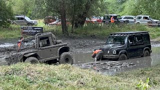 Billing Land Rover Show 2023  Mud Run Off Road Course