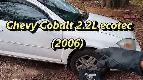 Chevy Cobalt Spark Plug Replacement