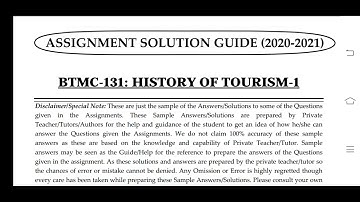 BTMC 131 Ignou Solved Assignment 2020-21