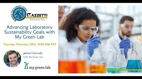 BCC Webinar: Advancing Laboratory Sustainability Goals with My Green Lab