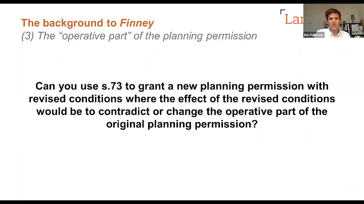Finney v Welsh Ministers - Webinar