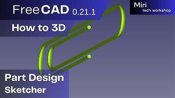 FreeCAD version 0 21 1 part #75 2024  How to 3D