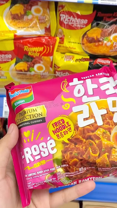 Indomie saus rose ala korean ramyun đ¸ #eating #asmr #cooking #kuliner #foodie #indonesia #indomie