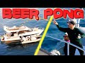 Beer Pong en pleine mer sur un Yacht !