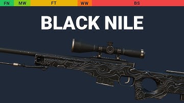 AWP Black Nile - Skin Float And Wear Preview