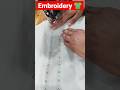 how to nice chikan embroidery machine design 🌟🧵#short #shorts
