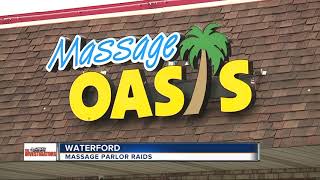 3 massage spas raided in Waterford women accused of offering sex for money