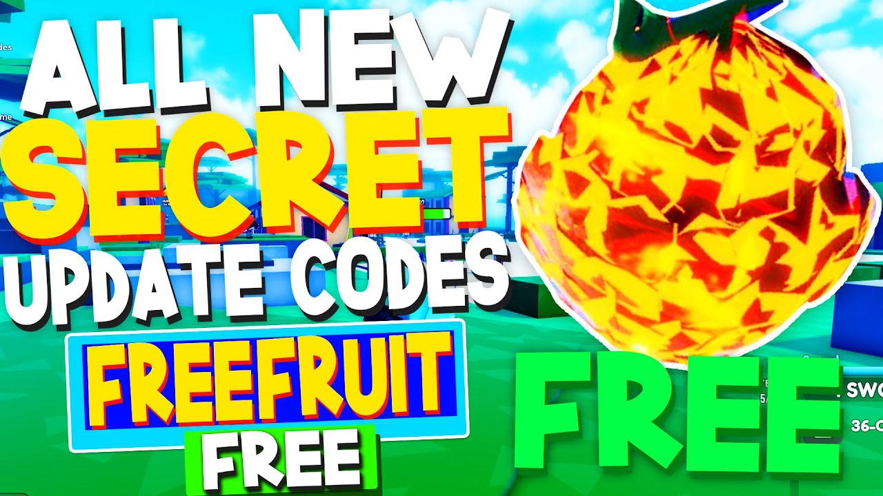 ALL NEW *SECRET* UPDATE CODES in ONE FRUIT SIMULATOR CODES! (Roblox One  Fruit Simulator Codes) 
