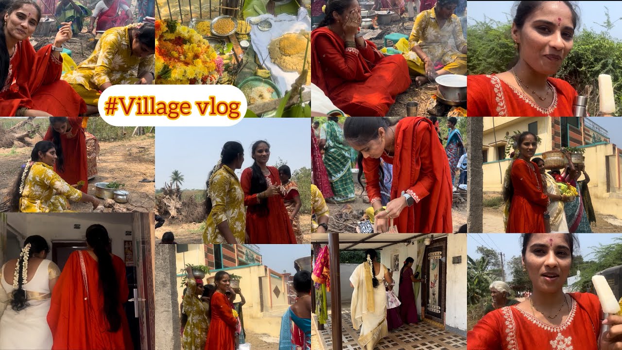 #DiML ఇన్నీ సంవత్సరాల తరువాత మా ఫ్యామిలీతో కలిసి😍|ఊరంతా ఒకేచోట పొంగళ్లు పెట్టారు |Lifestyle village