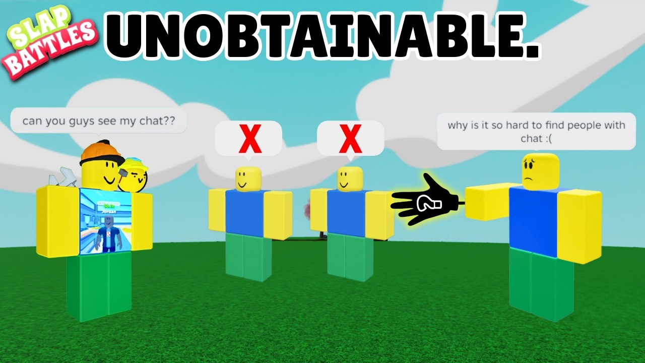 HOW ROBLOX CHAT UPDATE MADE MANY GLOVES UNOBTAINABLE... | Roblox Slap Battles