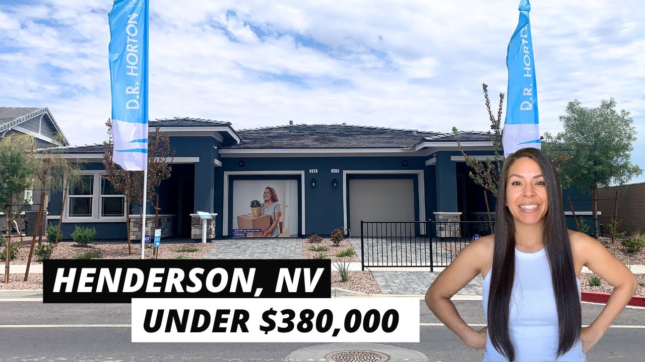 DR Horton Henderson Nevada Home for Sale Townhome Under 380,000