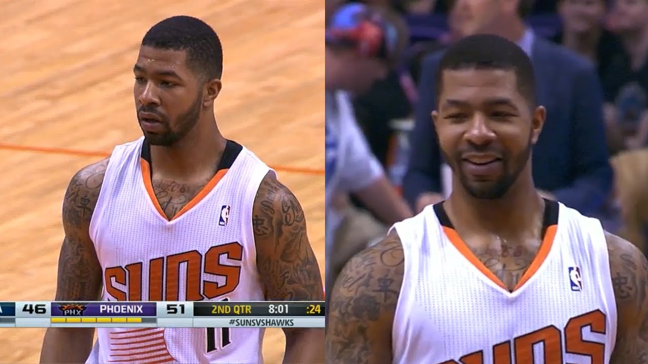 Markieff and Marcus Morris with the Suns