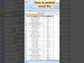 Excel file protect #exceltricks #exceltips #excel