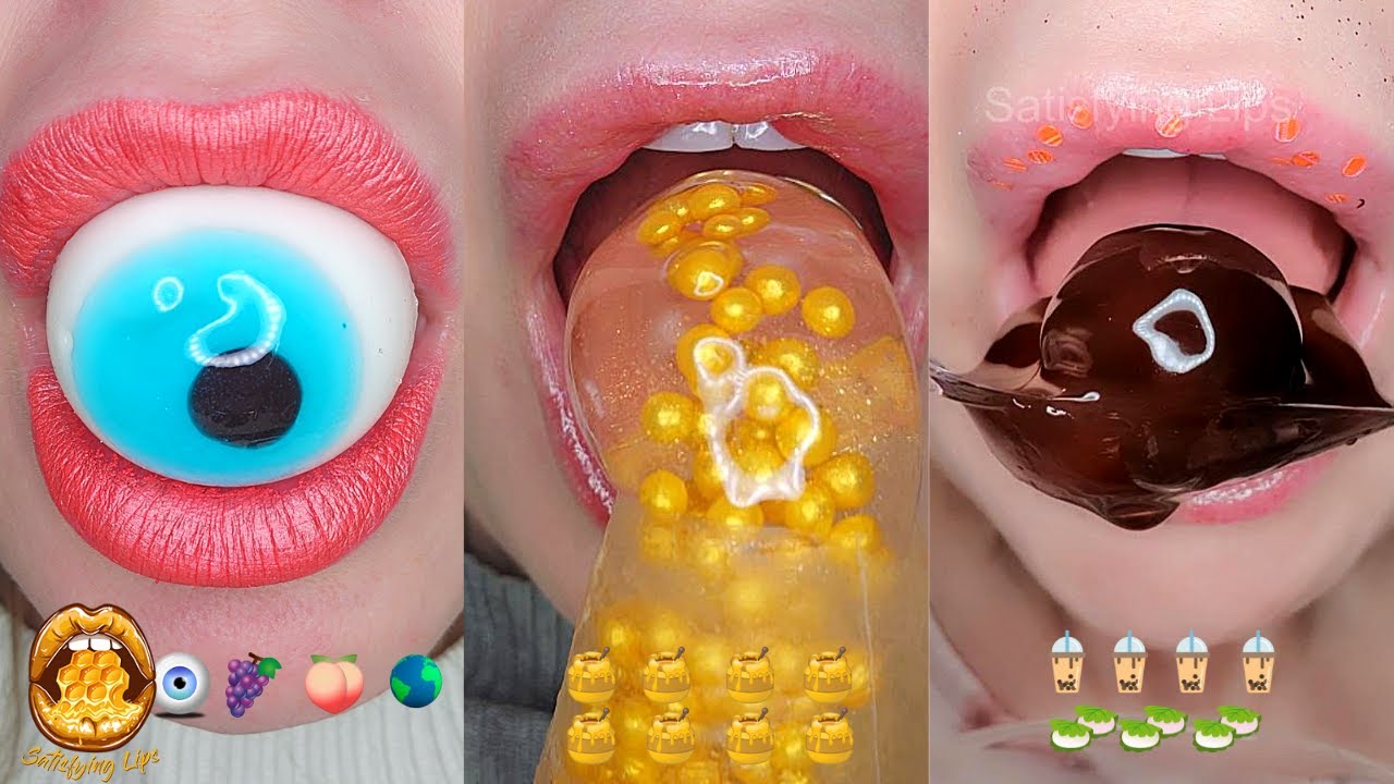 40 Minutes Sleep Relax Study ASMR Satisfying Eating Sounds Compilation Mukbang 먹방