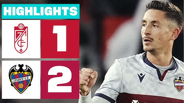GRANADA CF 1 - 2 LEVANTE UD | HIGHLIGHTS LALIGA HYPERMOTION