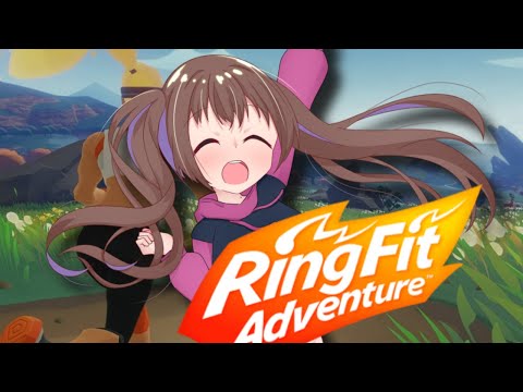 【RING FIT ADVENTURE】Hanamin deportista!! A ver esos bíceps~ con MOCOPI