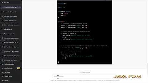 How to compare two structs in Golang 1.20