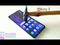 Redmi Note 9 Screen Scratch Test Gorilla Glass 5